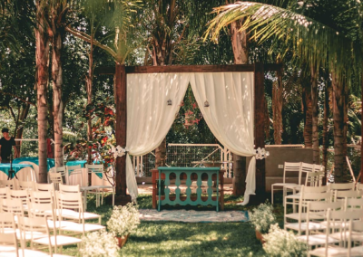 Vijay Bhasin Music Live Band in Sydney wedding events ceremonial chairs daylight flowers